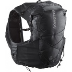 Salomon Раница за трейл бягане Salomon Adv Skin Cross Season 15 Trail running backpack - Ebony / Alloy - размер XS (502-6706-0111)