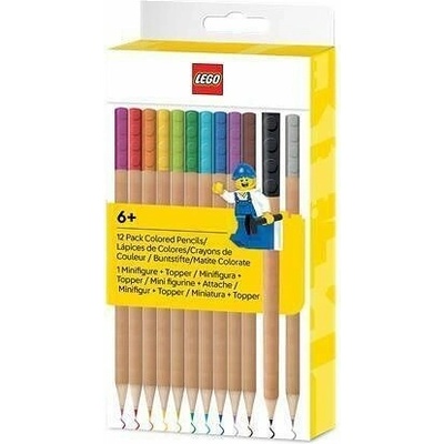 Lego sada s Lego klipem s minifigurkou pastelky 12 různých barev 53706