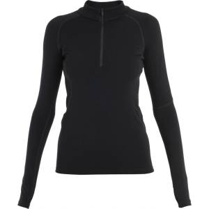 Icebreaker Women 300 MerinoFine Polar LS Half Zip Размер: L / Цвят: черен