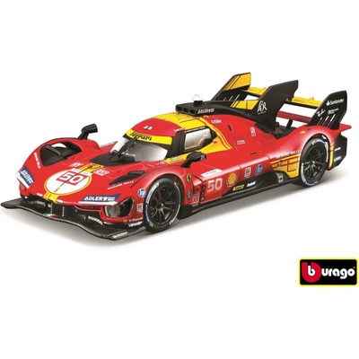 Bburago Ferrari Racing 499P nr.83 24H Le Mans 2024 Hard Case 1:43