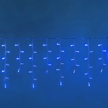 eCa Vánoční světelný závěs 300 LED modrý 15 m