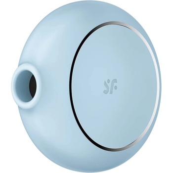 Satisfyer Pro To Go 3 - акумулаторен, вълнообразен клитор стимулатор (син)