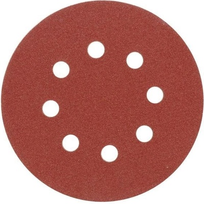 Vorel Brusný papír 125 mm P40 s otvory 5 ks suchý zip TO-08574