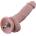 HISMITH HSA12 Lifelike Silicone Dildo KlicLok Flesh 17cm