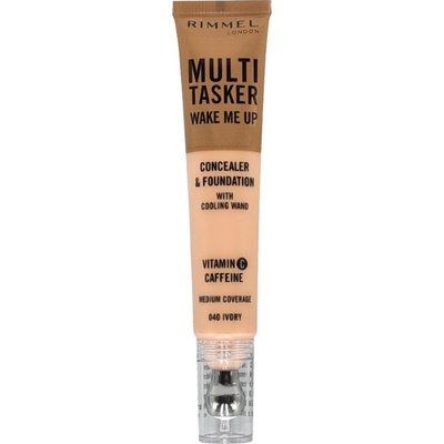 Rimmel Multi-Tasker Wake Me Up Concealer & Foundation 20 ml коректор 040 Ivory