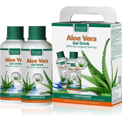 Finclub Aloe Vera gel drink 2 x 520 ml