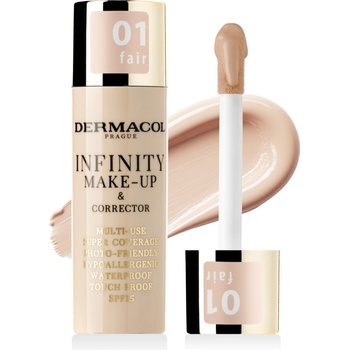 Dermacol Vysoce krycí make-up a korektor Infinity Multi-Use Super Coverage Waterproof Touch 01 Fair 20 g
