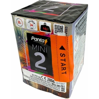 Kompaktný ohňostroj Mini 2 16 ran 14 mm