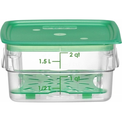 Nádoba na potraviny CamSquares Fresh Pro Cambro Priehľadná 1,9 l 191 x 191 x 98 mm