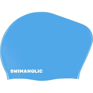 Swimaholic детска шапка за плуване за дълга коса