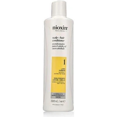 Nioxin System 1 Scalp + Hair Conditioner 300 ml балсам за естествена, небоядисана и нетретирана с химикали коса с леко изтъняване за жени