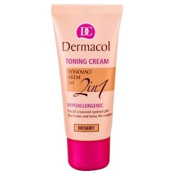 Dermacol Toning Cream 2in1 lehký tónovací krém desert 30 ml
