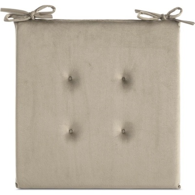 Takoy Sametový podsedák GAJA s ozdobným prošíváním a praktickými šňůrkami-HF-463961 | 40 x 40 cm