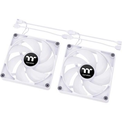 Thermaltake CT120 ARGB Sync PC Cooling Fan White (2-Fan Pack) CL-F153-PL12SW-A