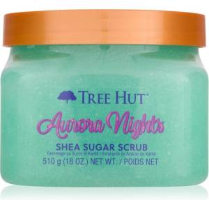 Tree Hut Shea Sugar Scrub Aurora Nights захарен пилинг с масло от шеа 510 гр