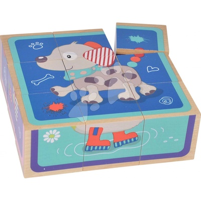 Eichhorn puzzle kocky Picture Cube Friends 9 dielov s obrázkami zvieratiek