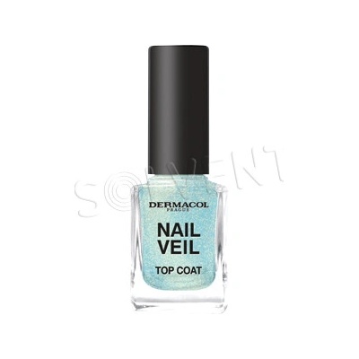 Dermacol dekorativka NAIL VEIL vrchní lak Sparkling ocean