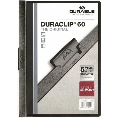 DURABLE Obal s klipom DURACLIP Original 60 čierny