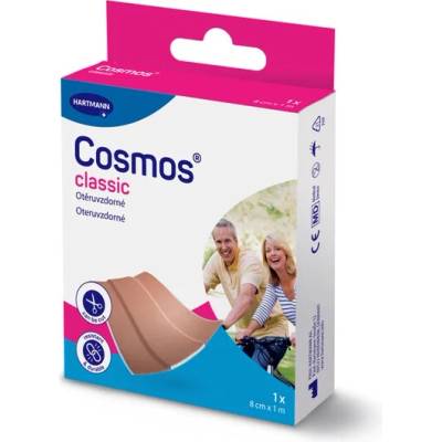Cosmos Classic Oteruvzdorná náplasť na rany 8 cm x 1 m 1 nedelená náplasť na strihanie