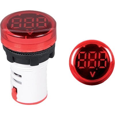 ELMARK ДИГИТАЛЕН ВОЛТМЕТЪР КРЪГЪЛ ed16r ac 12-500v Ф22 (401553)