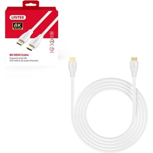 Unitek C11099AWH03-5M HDMI 2.1 8K HDR кабел, бял, 5m (C11099AWH03-5M)