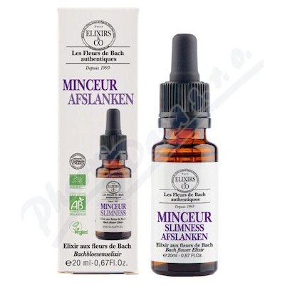 Elixirs & Co. BIO Bachove kvetové esencie CHUDNUTIE ŠTÍHLA LÍNIA 20 ml