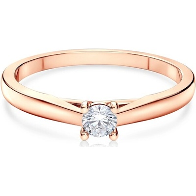 Savicki Zásnubný prsteň ružové zlato diamant SAV MIN6 D2 RZ
