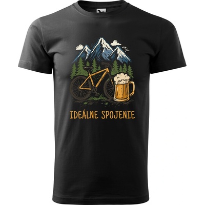Handel tričko Ideálne spojenie čierna