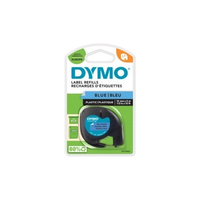DYMO LetraTag páska plastová 12mm x 4m, modrá S0721650