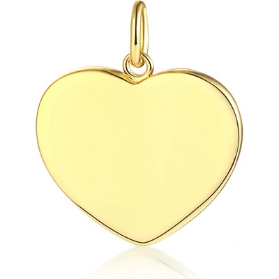 Olivie Stříbrný přívěsek SRDCE GOLD 8078