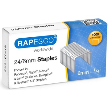 Rapesco Телчета за телбод, размер 24/6 mm, 1000 броя (1090140022)