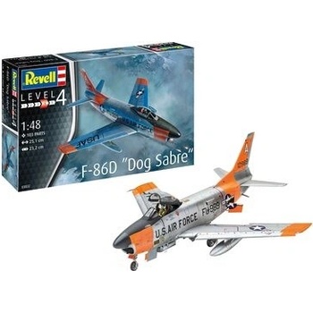 Revell Plastic ModelKit letadlo 03832F-86D Dog Sabre 18-03832 1:48