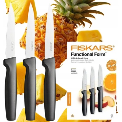 Fiskars FF set univerzálních nožů 3 loupací nože 1057563
