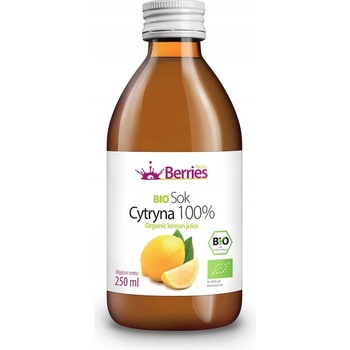 Berries BIO citrónová šťava 100% 250 ml