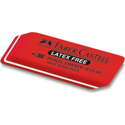 Faber-Castell Pryž Faber Castell 180540 Latex-Free červeno-bílá velká