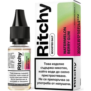  никотинови соли Ritchy Salt 10ml Watermelon Berry Gum 10мг