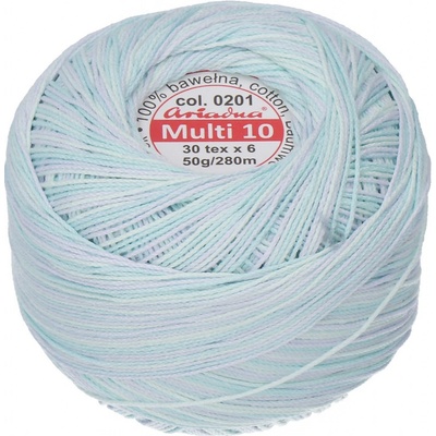 Ariadna Viacfarebná priadza Multi 10 50 g - 0201