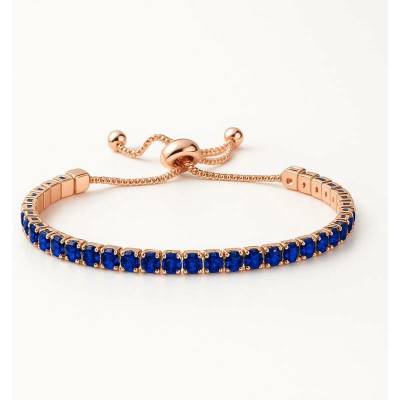 Sisi Jewelry Náramek Swarovski Elements Cianoti Rose Sapphire NR2319-ST-G54(18)