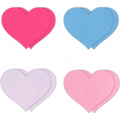 NS Novelties Pretty Pasties Heart II Assorted 4 Pairs