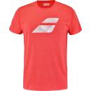 Babolat Exercise Big Flag Tee men Poppy red