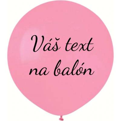 Personal Svet balonku Balón s textem Růžový 80 cm