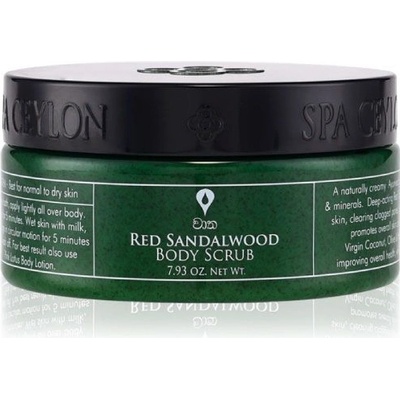 Spa Ceylon Red Sandalwood telový peeling 225 g