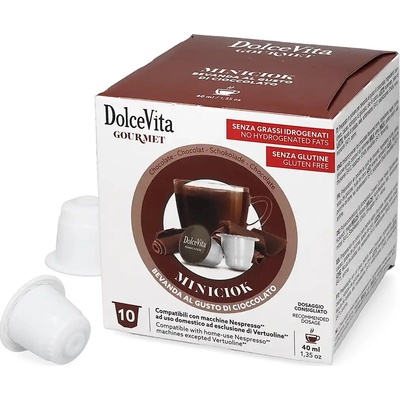 Dolce Vita Horká čokoláda MiniCiock pro Nespresso 10 ks