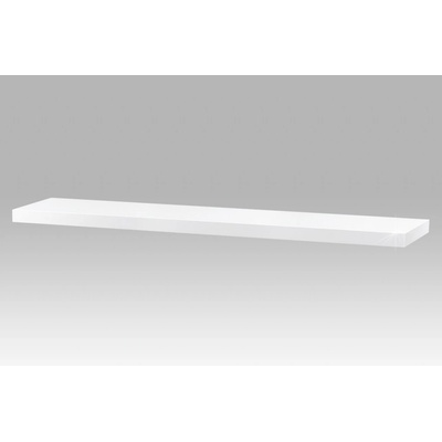 Autronic Polička 120cm P-002 WT - Bílá lesk