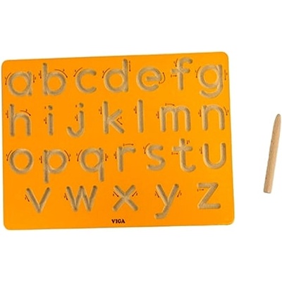 Viga Toys Тактилна дъска VigaToys - За изписване на малки букви (44695)