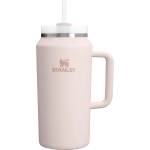 STANLEY 1913 Quencher H2.0 FlowState drinking bottle with straw 1.9L - Thermo mug Cools for 15 hours - 60 hours Ice cold - Dishwasher safe - Thermos bottle BPA free - Drinking cup - Rose Quartz - 100000112504