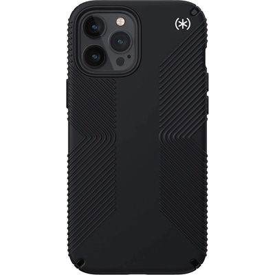 Speck Presidio 2 Grip Case - удароустойчив хибриден кейс за iPhone 12 Pro Max (черен)