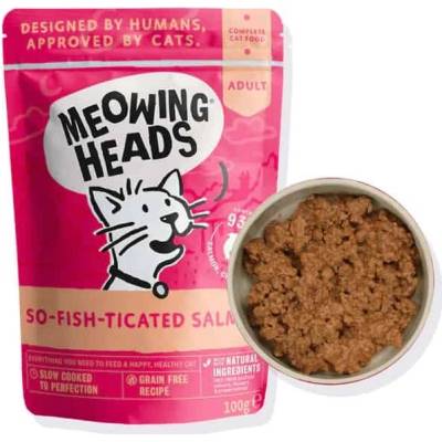 Meowing Heads So fish ticated Salmon 6 x 100 g