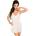 Penthouse Секси мини сатенена рокля "ph casual seduction white