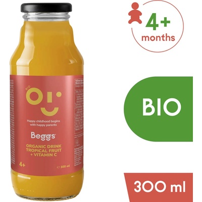 Beggs BIO NÁPOJ Tropické ovocie s vitamínom C 300 ml